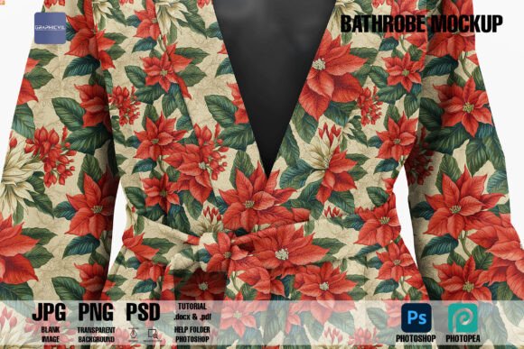 Bathrobe Mockup 5: Elevate Your Design Presentations