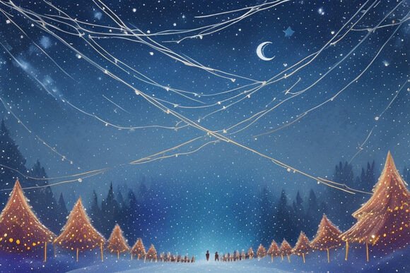 Christmas Background Digital Paper: Festive Design Assets