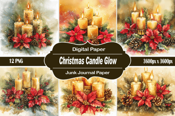 Christmas Candle Glow: A Practical Resource for Seasonal Digital Design