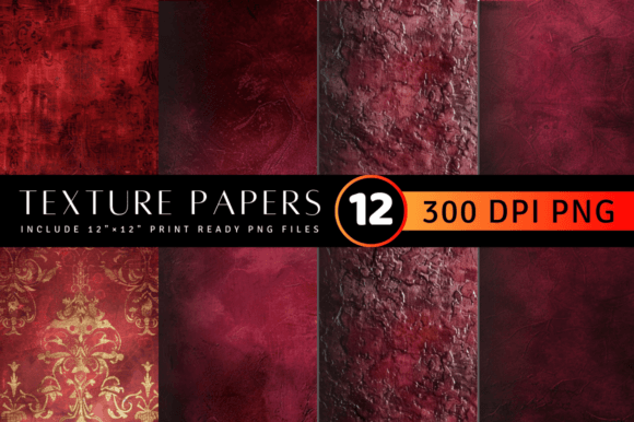 Luxury Maroon Texture Digital Paper