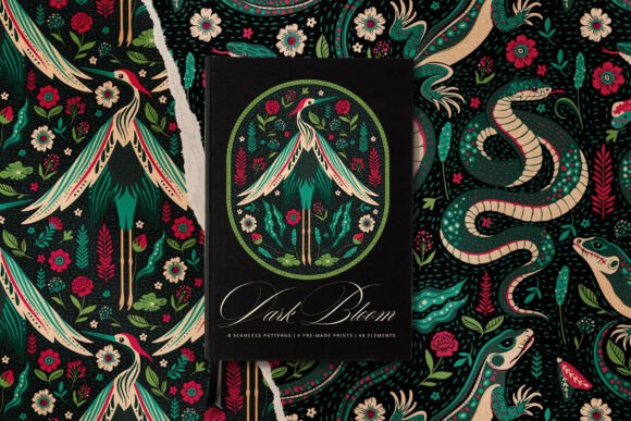 Step Into the Enchanting World of Dark Bloom: A Deep Dive into the Mystic Forest Dark Floral Bundle