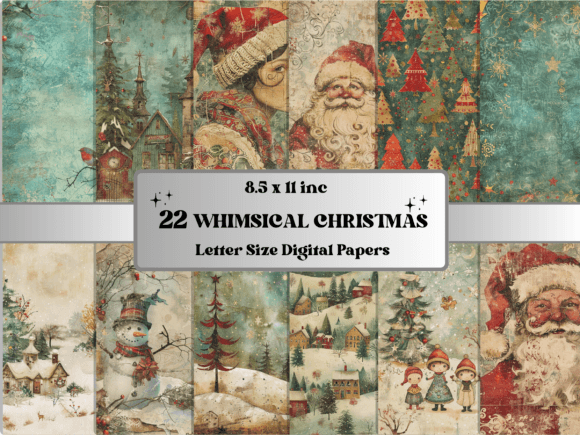 Transforming Festive Creativity with Whimsical Christmas Junk Journal Paper