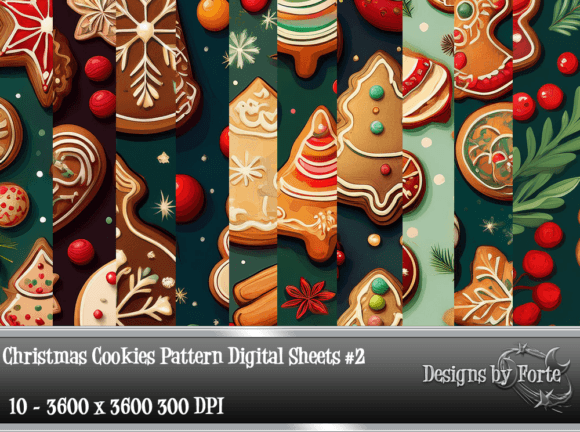 Unlocking Holiday Creativity with Christmas Cookies Pattern Digital Sheets