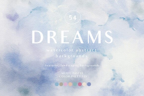 Watercolor Abstract Delicate Background