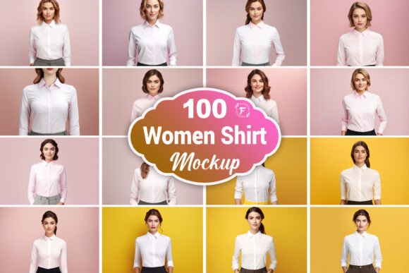 Women Shirt Mockup Picture Bundle: A Strategic Asset for Designers and Brands